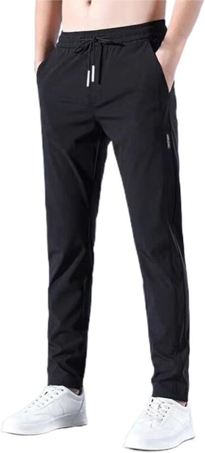 Men's Joggers Pants with Zipper Pockets Stretch (pack of 2)