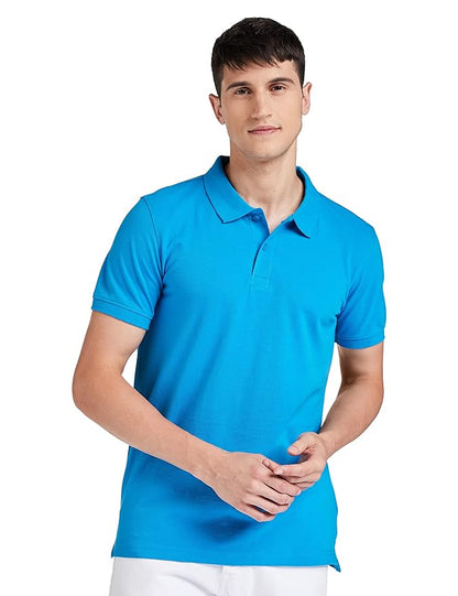 Men Solid Polo Neck Cotton T-Shirt ( Pack of 3 )