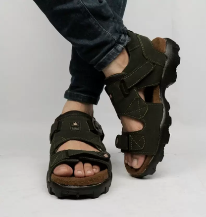 Men Olive Casual Sandal