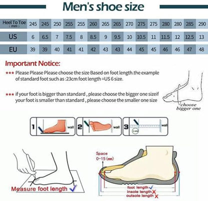 Men’s Increased Non-Slip Platform Shoes